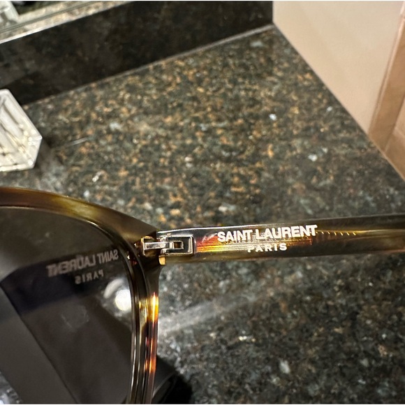 Saint Laurent NWT SL 28 Sunglasses in Dark Tortoise Brown - Picture 6 of 9